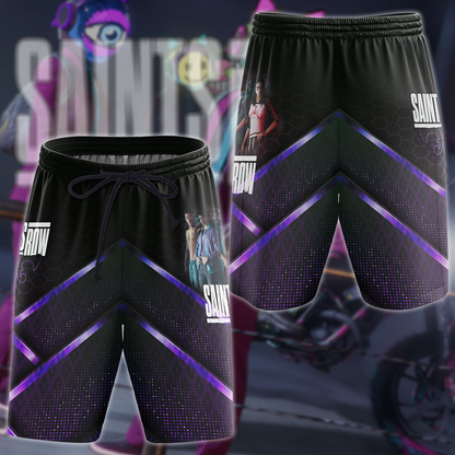Saints Row Video Game 3D All Over Print T-shirt Tank Top Zip Hoodie Pullover Hoodie Hawaiian Shirt Beach Shorts Jogger Beach Shorts