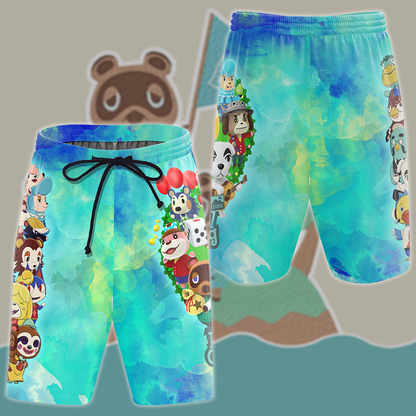 Animal Crossing New Horizons Video Game 3D All Over Print T-shirt Tank Top Zip Hoodie Pullover Hoodie Hawaiian Shirt Beach Shorts Jogger Beach Shorts