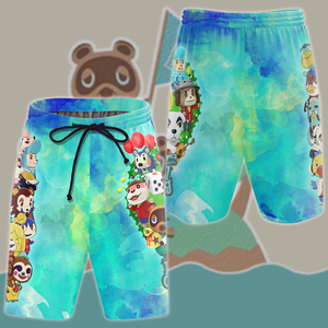 Animal Crossing New Horizons Video Game 3D All Over Print T-shirt Tank Top Zip Hoodie Pullover Hoodie Hawaiian Shirt Beach Shorts Jogger Beach Shorts S 