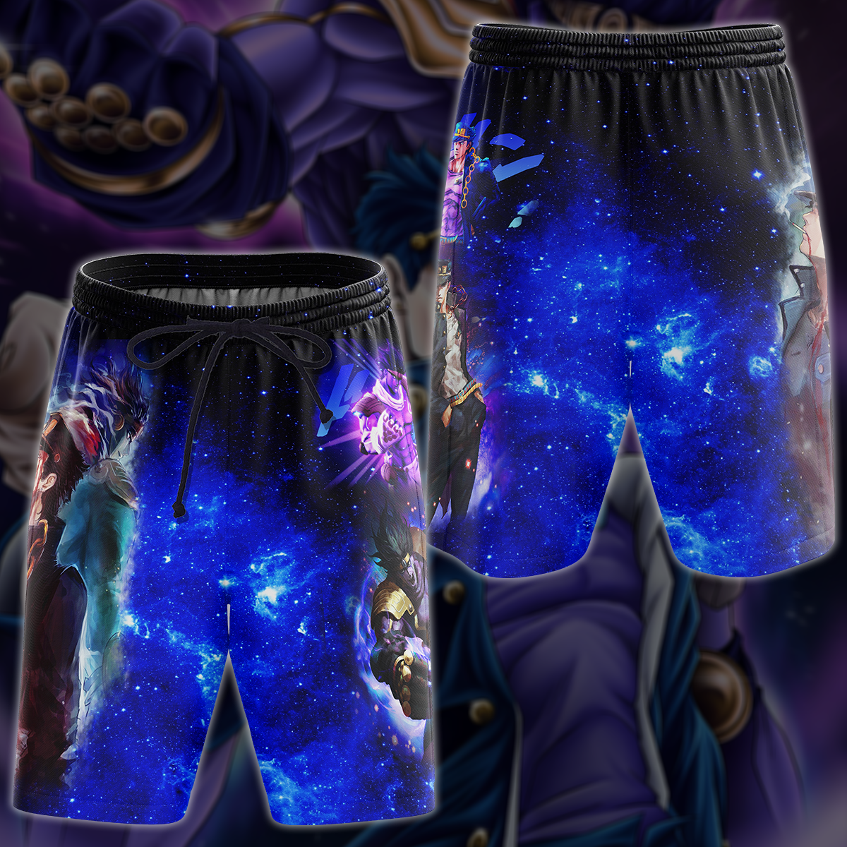 JoJo's Bizarre Adventure Anime 3D All Over Print T-shirt Tank Top Zip Hoodie Pullover Hoodie Hawaiian Shirt Beach Shorts Jogger Beach Shorts