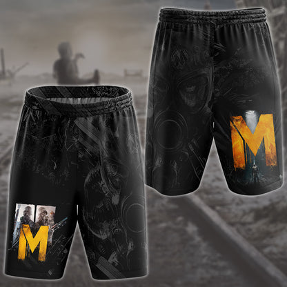 Metro: Last Light Redux Video Game All Over Printed T-shirt Tank Top Zip Hoodie Pullover Hoodie Hawaiian Shirt Beach Shorts Joggers