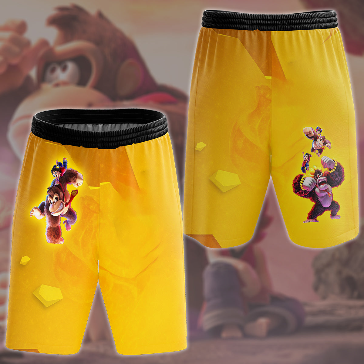 Donkey Kong Bananza Video Game All Over Printed T-shirt Tank Top Zip Hoodie Pullover Hoodie Hawaiian Shirt Beach Shorts Joggers Beach Shorts
