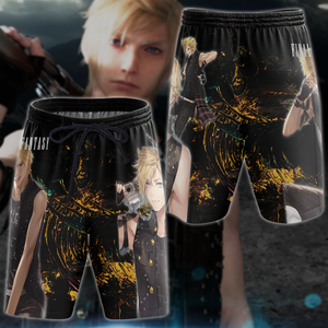 Final Fantasy XV Prompto Argentum Video Game 3D All Over Print T-shirt Tank Top Zip Hoodie Pullover Hoodie Hawaiian Shirt Beach Shorts Jogger Beach Shorts S 