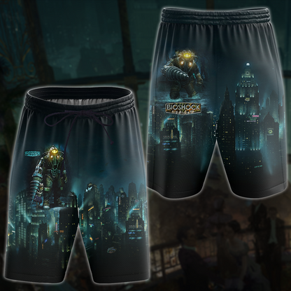 BioShock Video Game All Over Printed T-shirt Tank Top Zip Hoodie Pullover Hoodie Hawaiian Shirt Beach Shorts Joggers Beach Shorts
