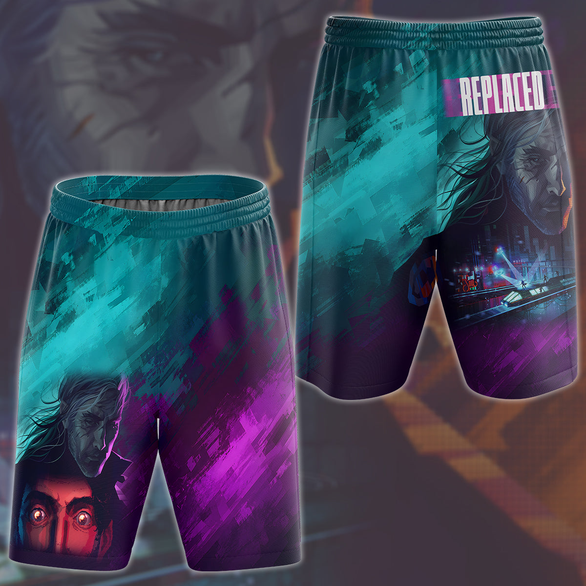 REPLACED Video Game All Over Printed T-shirt Tank Top Zip Hoodie Pullover Hoodie Hawaiian Shirt Beach Shorts Joggers