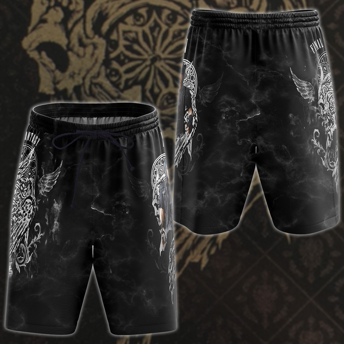 Final Fantasy XV Video Game 3D All Over Printed T-shirt Tank Top Zip Hoodie Pullover Hoodie Hawaiian Shirt Beach Shorts Jogger Beach Shorts