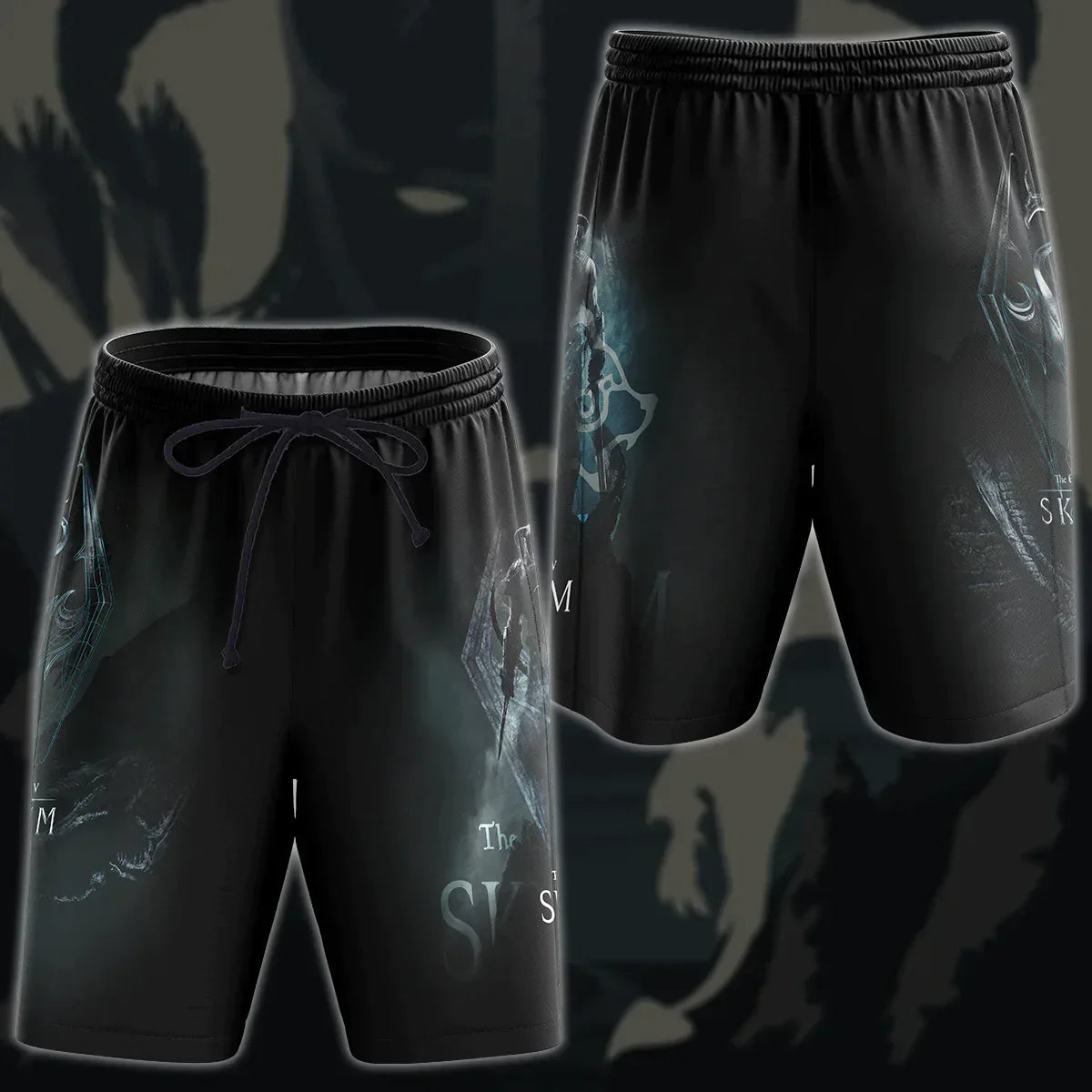 The Elder Scrolls V: Skyrim Video Game 3D All Over Printed T-shirt Tank Top Zip Hoodie Pullover Hoodie Hawaiian Shirt Beach Shorts Jogger Beach Shorts