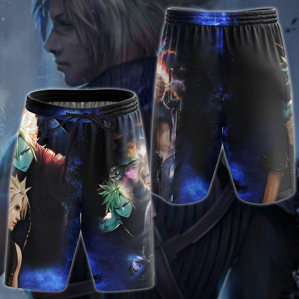 Final Fantasy VII Tidus Video Game 3D All Over Print T-shirt Tank Top Zip Hoodie Pullover Hoodie Hawaiian Shirt Beach Shorts Jogger Beach Shorts
