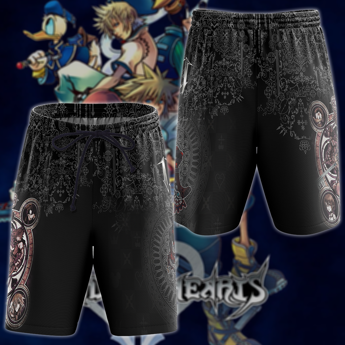 Kingdom Hearts: Melody of Memory Video Game 3D All Over Print T-shirt Tank Top Zip Hoodie Pullover Hoodie Hawaiian Shirt Beach Shorts Jogger Beach Shorts