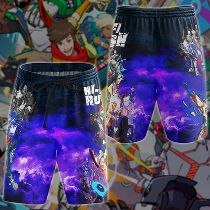 Hi-Fi RUSH Video Game 3D All Over Printed T-shirt Tank Top Zip Hoodie Pullover Hoodie Hawaiian Shirt Beach Shorts Jogger Beach Shorts