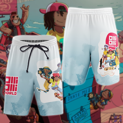 OlliOlli World 3D All Over Print T-shirt Tank Top Zip Hoodie Pullover Hoodie Hawaiian Shirt Beach Shorts Jogger Beach Shorts