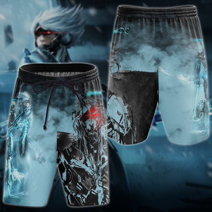 Metal Gear Rising Revengeance Video Game 3D All Over Print T-shirt Tank Top Zip Hoodie Pullover Hoodie Hawaiian Shirt Beach Shorts Jogger Beach Shorts