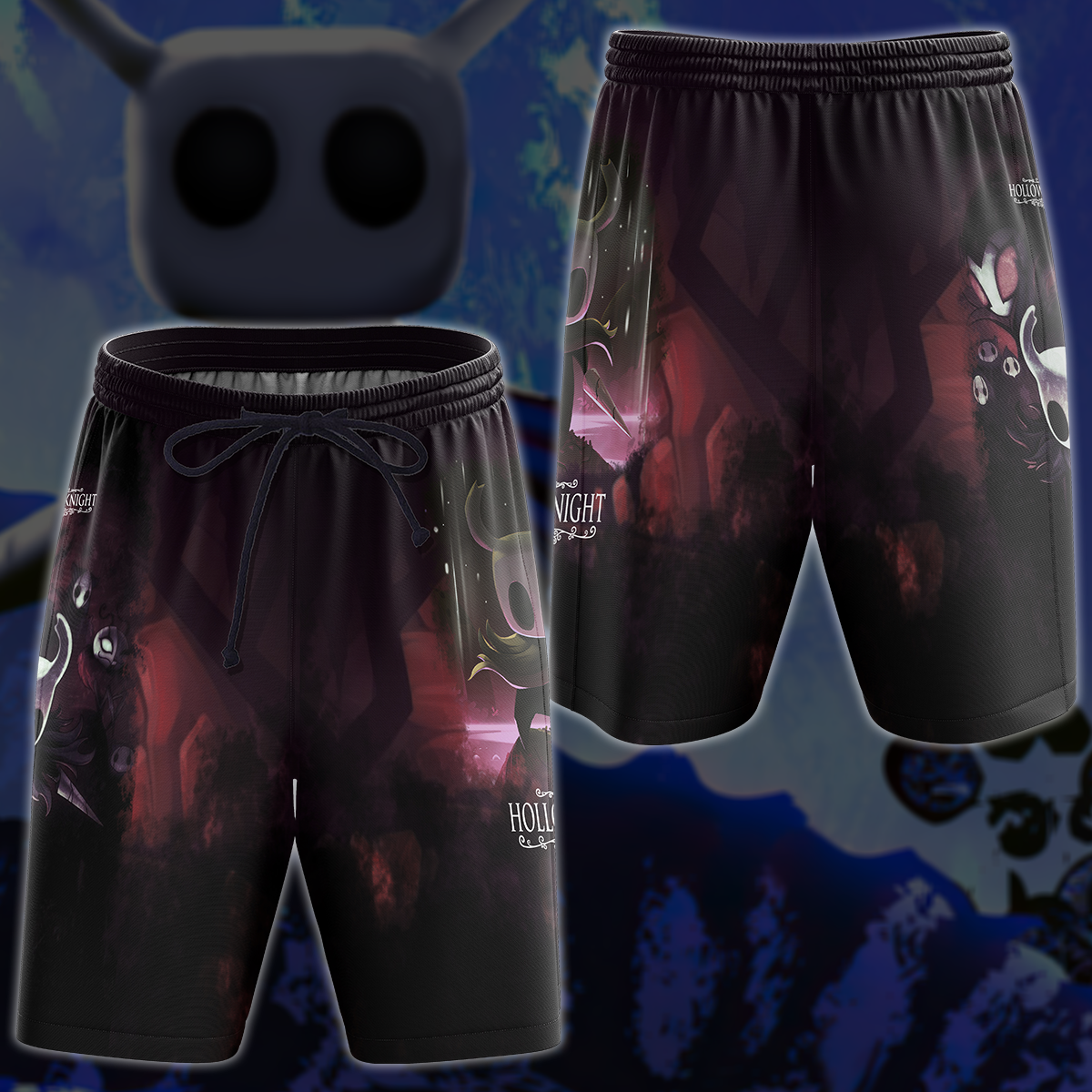 Hollow Knight Video Game 3D All Over Printed T-shirt Tank Top Zip Hoodie Pullover Hoodie Hawaiian Shirt Beach Shorts Jogger Beach Shorts