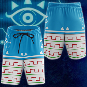 The legend of Zelda Breath of the Wild Cosplay Video Game 3D All Over Print T-shirt Tank Top Zip Hoodie Pullover Hoodie Hawaiian Shirt Beach Shorts Jogger Beach Shorts S 