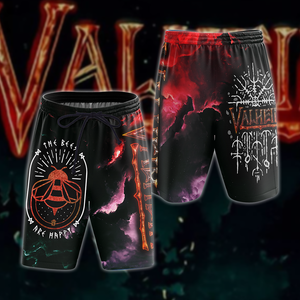 Valheim All 3D Over Print T-shirt Tank Top Zip Hoodie Pullover Hoodie Hawaiian Shirt Beach Shorts Jogger Beach Shorts S 