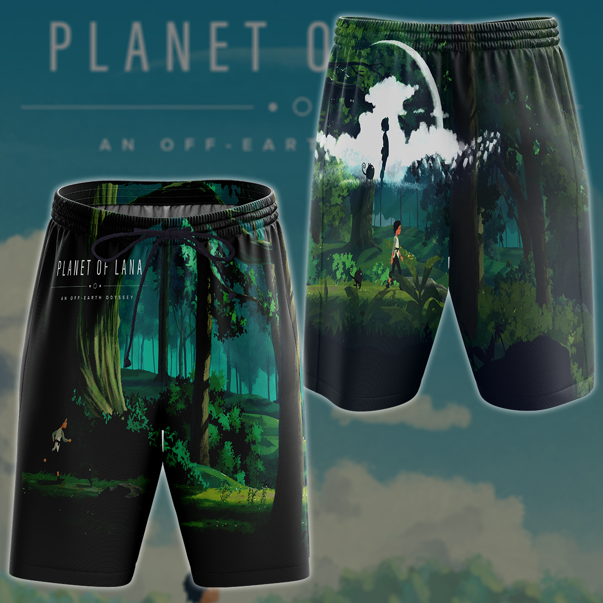 Planet of Lana Video Game 3D All Over Printed T-shirt Tank Top Zip Hoodie Pullover Hoodie Hawaiian Shirt Beach Shorts Jogger Beach Shorts