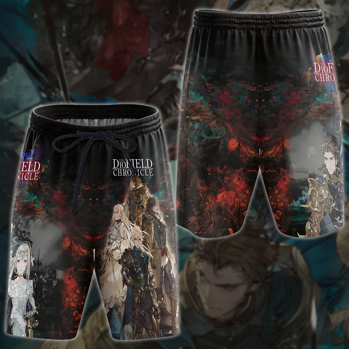 The DioField Chronicle Video Game 3D All Over Print T-shirt Tank Top Zip Hoodie Pullover Hoodie Hawaiian Shirt Beach Shorts Jogger Beach Shorts