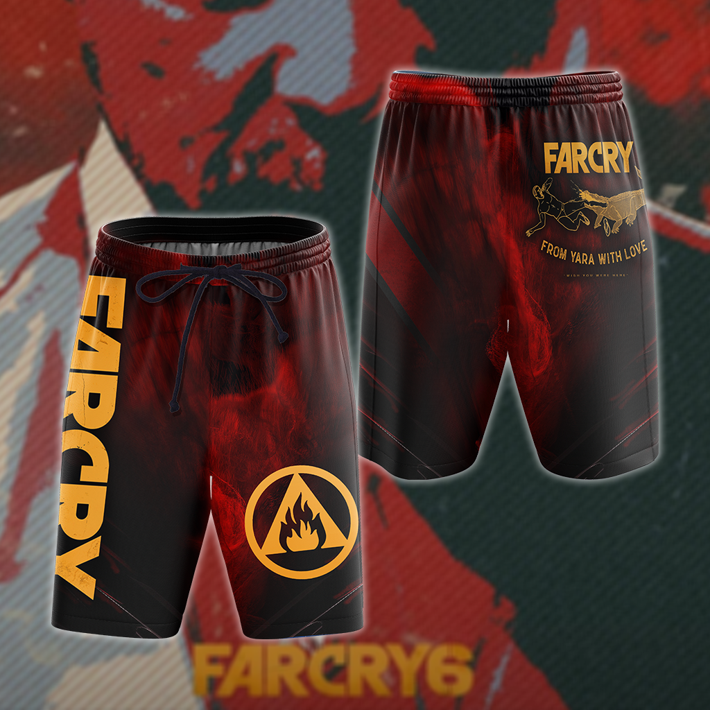 Farcry 6 3D All Over Print T-shirt Tank Top Zip Hoodie Pullover Hoodie Hawaiian Shirt Beach Shorts Jogger Beach Shorts