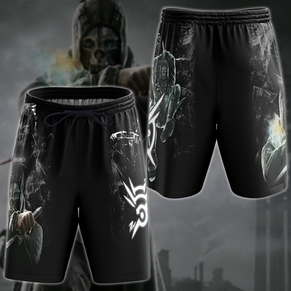 Dishonored Video Game 3D All Over Printed T-shirt Tank Top Zip Hoodie Pullover Hoodie Hawaiian Shirt Beach Shorts Jogger Beach Shorts