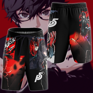 Persona 5 Strikers Video Game 3D All Over Print T-shirt Tank Top Zip Hoodie Pullover Hoodie Hawaiian Shirt Beach Shorts Jogger Beach Shorts S 