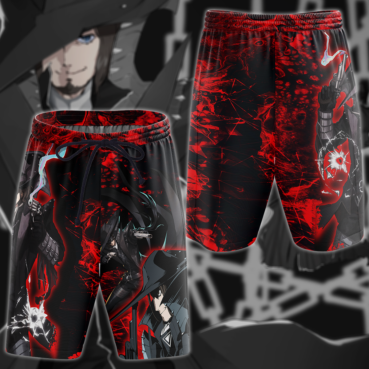 Persona 5 Strikers Zenkichi Hasegawa Video Game 3D All Over Print T-shirt Tank Top Zip Hoodie Pullover Hoodie Hawaiian Shirt Beach Shorts Jogger Beach Shorts