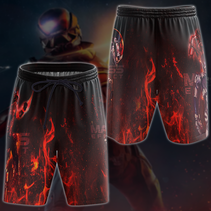 Mass Effect Video Game 3D All Over Print T-shirt Tank Top Zip Hoodie Pullover Hoodie Hawaiian Shirt Beach Shorts Jogger Beach Shorts