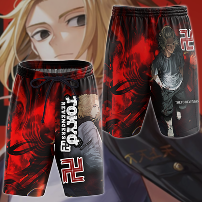 Tokyo Revengers 3D All Over Print T-shirt Tank Top Zip Hoodie Pullover Hoodie Hawaiian Shirt Beach Shorts Jogger Beach Shorts