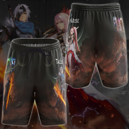 Tales of Arise Video Game 3D All Over Printed T-shirt Tank Top Zip Hoodie Pullover Hoodie Hawaiian Shirt Beach Shorts Jogger Beach Shorts