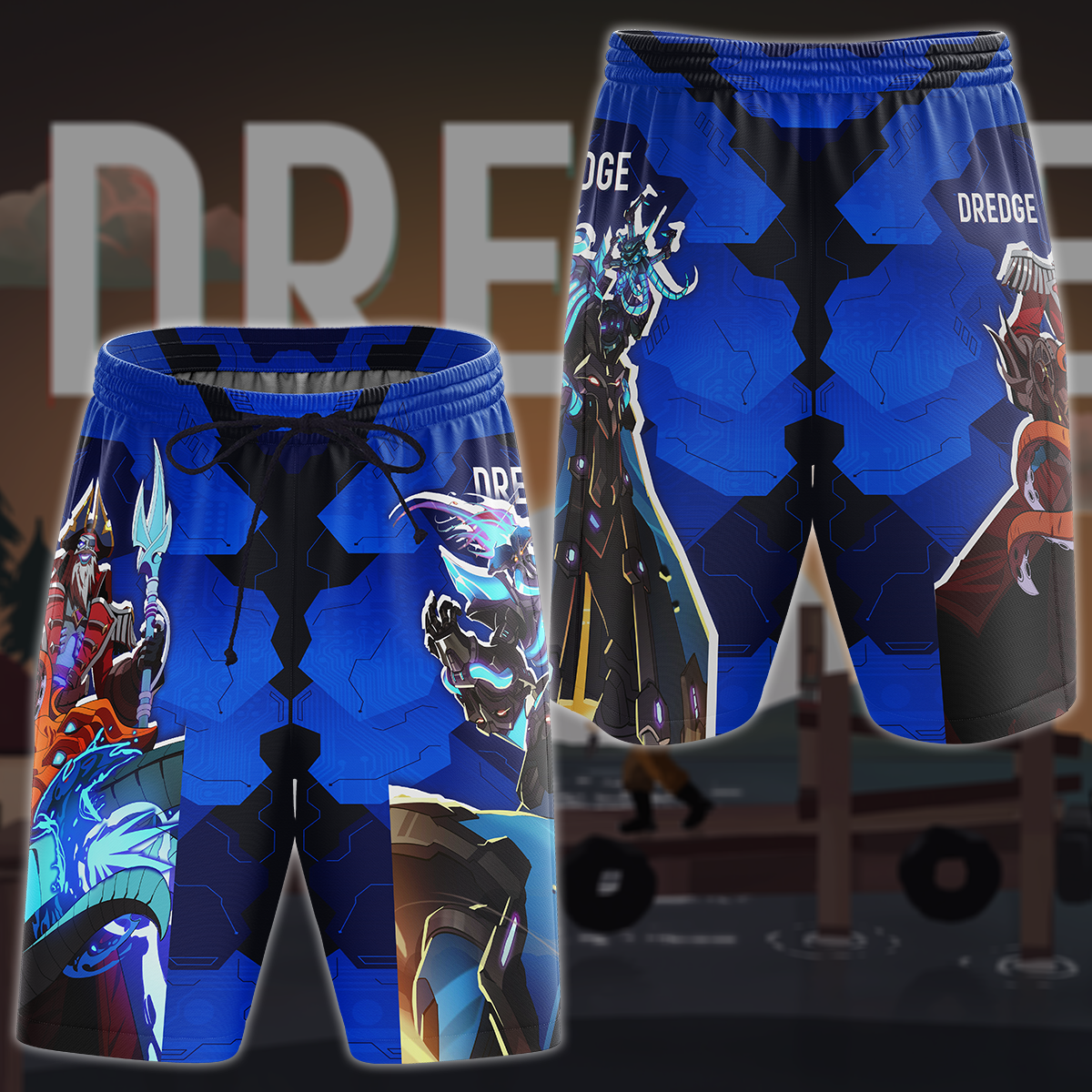 DREDGE Video Game 3D All Over Printed T-shirt Tank Top Zip Hoodie Pullover Hoodie Hawaiian Shirt Beach Shorts Jogger Beach Shorts