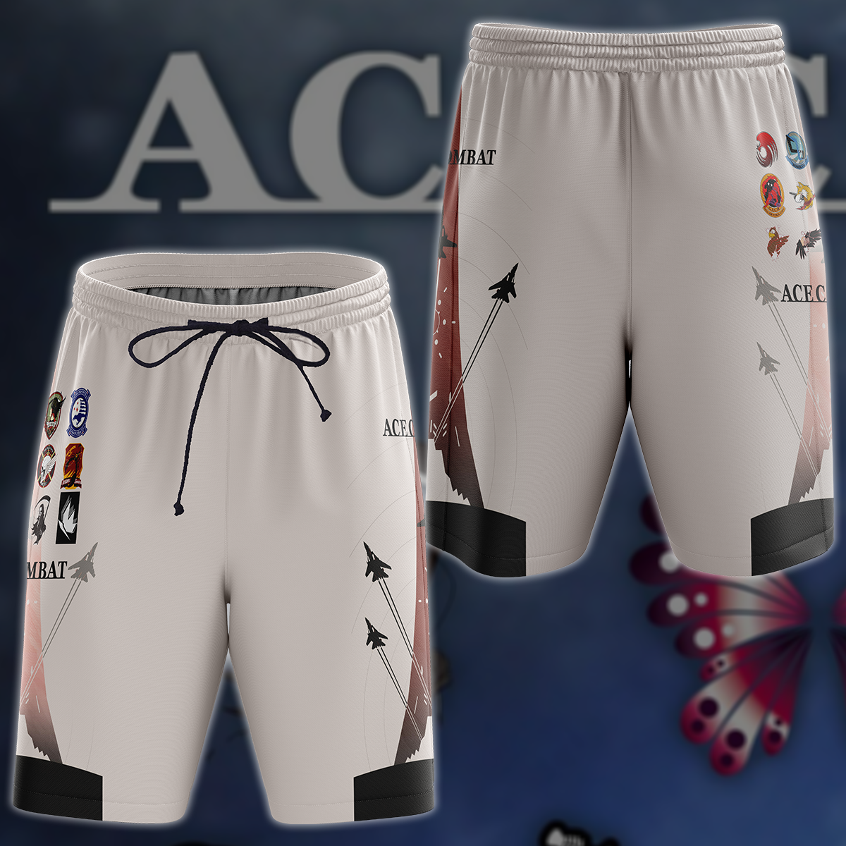 Ace Combat Video Game 3D All Over Printed T-shirt Tank Top Zip Hoodie Pullover Hoodie Hawaiian Shirt Beach Shorts Joggers Beach Shorts