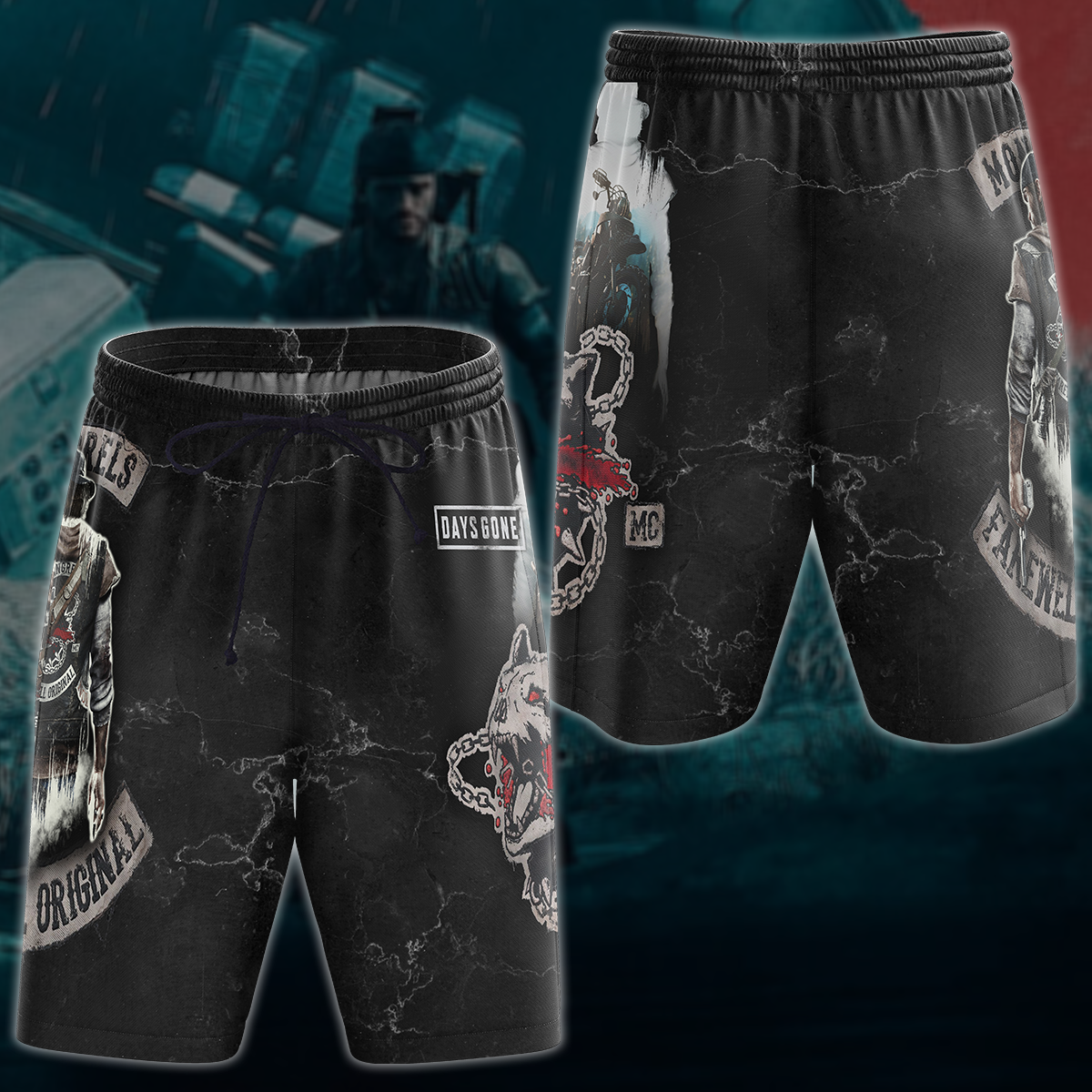 Days Gone Video Game 3D All Over Printed T-shirt Tank Top Zip Hoodie Pullover Hoodie Hawaiian Shirt Beach Shorts Jogger Beach Shorts