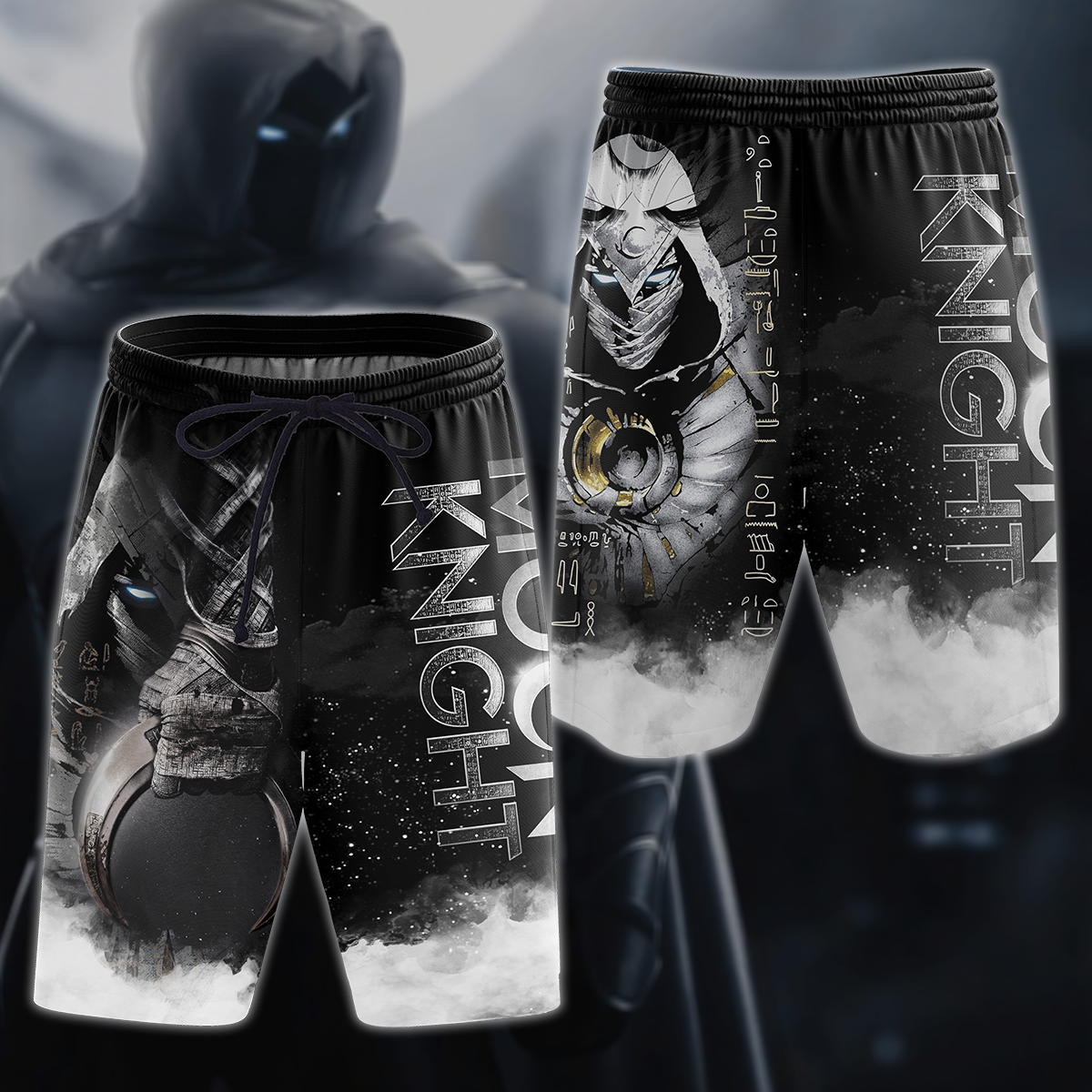 Marvel Moon Knight 3D All Over Print T-shirt Tank Top Zip Hoodie Pullover Hoodie Hawaiian Shirt Beach Shorts Jogger Beach Shorts