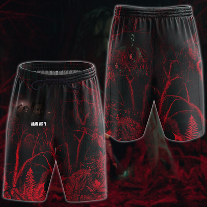 Alan Wake 2 Video Game All Over Printed T-shirt Tank Top Zip Hoodie Pullover Hoodie Hawaiian Shirt Beach Shorts Joggers Beach Shorts