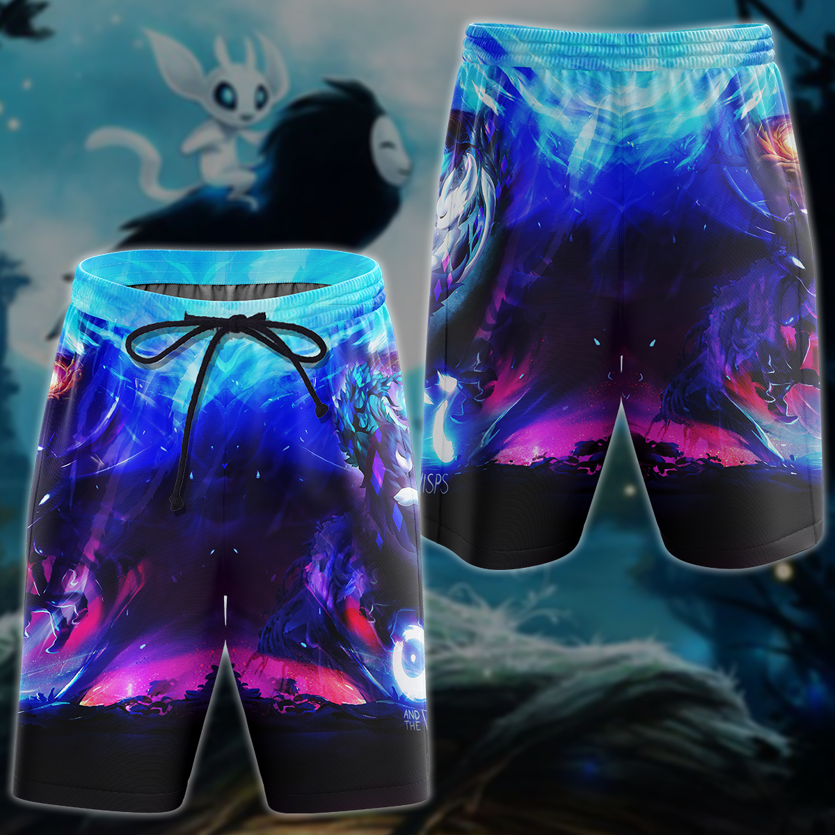 Ori and the Will of the Wisps Video Game 3D All Over Printed T-shirt Tank Top Zip Hoodie Pullover Hoodie Hawaiian Shirt Beach Shorts Jogger Beach Shorts