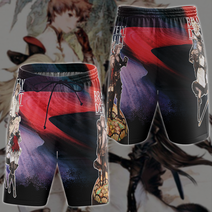 Bravely Default Video Game 3D All Over Printed T-shirt Tank Top Zip Hoodie Pullover Hoodie Hawaiian Shirt Beach Shorts Jogger Beach Shorts