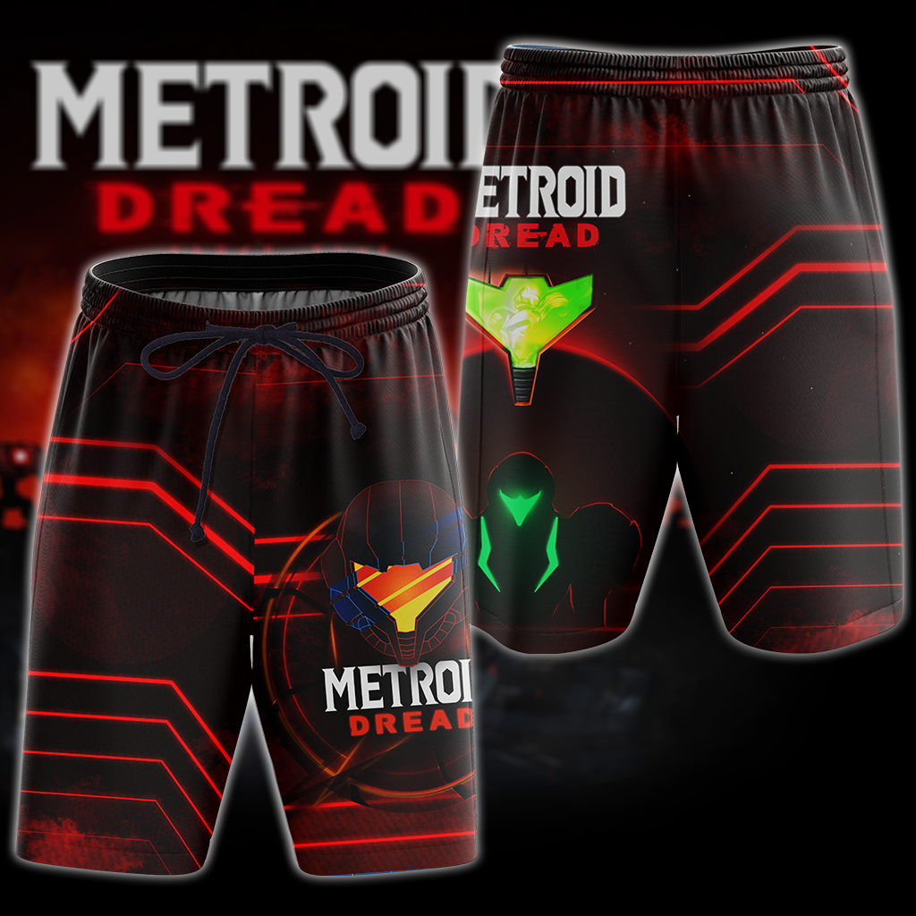 Metroid Dread All Over Print T-shirt Tank Top Zip Hoodie Pullover Hoodie Hawaiian Shirt Beach Shorts Jogger Beach Shorts