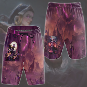 Magic: The Gathering Liliana Vess Video Game All Over Printed T-shirt Tank Top Zip Hoodie Pullover Hoodie Hawaiian Shirt Beach Shorts Joggers Beach Shorts S 