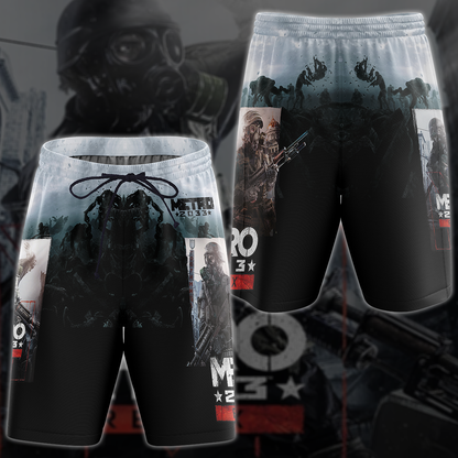 Metro 2033 Redux Video Game 3D All Over Printed T-shirt Tank Top Zip Hoodie Pullover Hoodie Hawaiian Shirt Beach Shorts Jogger Beach Shorts