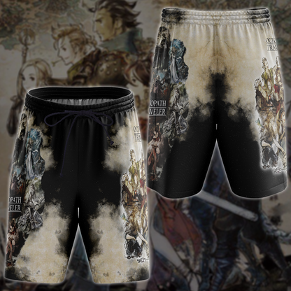 Octopath Traveler Video Game 3D All Over Printed T-shirt Tank Top Zip Hoodie Pullover Hoodie Hawaiian Shirt Beach Shorts Jogger Beach Shorts
