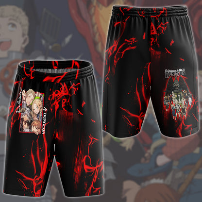 Delicious in Dungeon Anime Manga All Over Printed T-shirt Tank Top Zip Hoodie Pullover Hoodie Hawaiian Shirt Beach Shorts Joggers Beach Shorts