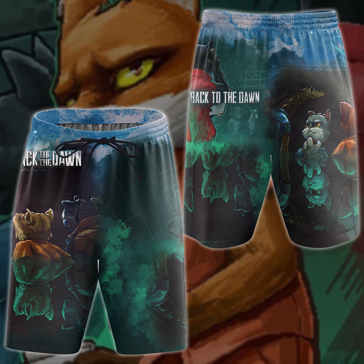 Back to the Dawn Video Game 3D All Over Printed T-shirt Tank Top Zip Hoodie Pullover Hoodie Hawaiian Shirt Beach Shorts Jogger Beach Shorts