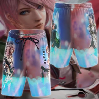 Final Fantasy XIII Video Game 3D All Over Print T-shirt Tank Top Zip Hoodie Pullover Hoodie Hawaiian Shirt Beach Shorts Jogger Beach Shorts