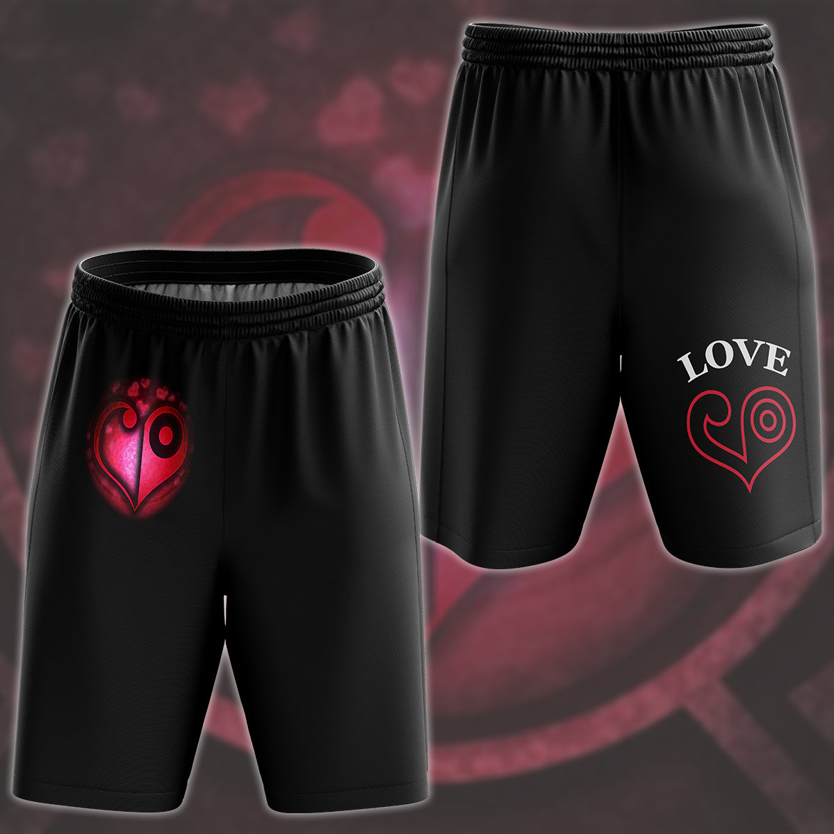 Digimon Crest Of Love Video Game All Over Printed T-shirt Tank Top Zip Hoodie Pullover Hoodie Hawaiian Shirt Beach Shorts Joggers Beach Shorts