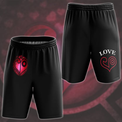 Digimon Crest Of Love Video Game All Over Printed T-shirt Tank Top Zip Hoodie Pullover Hoodie Hawaiian Shirt Beach Shorts Joggers Beach Shorts