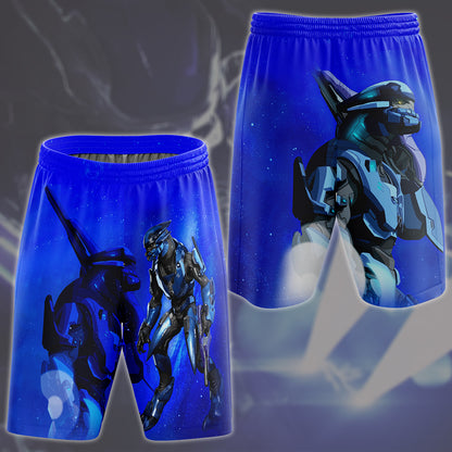 Halo Sangheili (Elite) Video Game All Over Printed T-shirt Tank Top Zip Hoodie Pullover Hoodie Hawaiian Shirt Beach Shorts Joggers