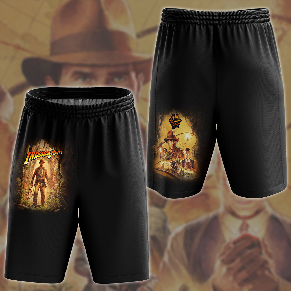 Indiana Jones and the Great Circle Video Game All Over Printed T-shirt Tank Top Zip Hoodie Pullover Hoodie Hawaiian Shirt Beach Shorts Joggers Beach Shorts