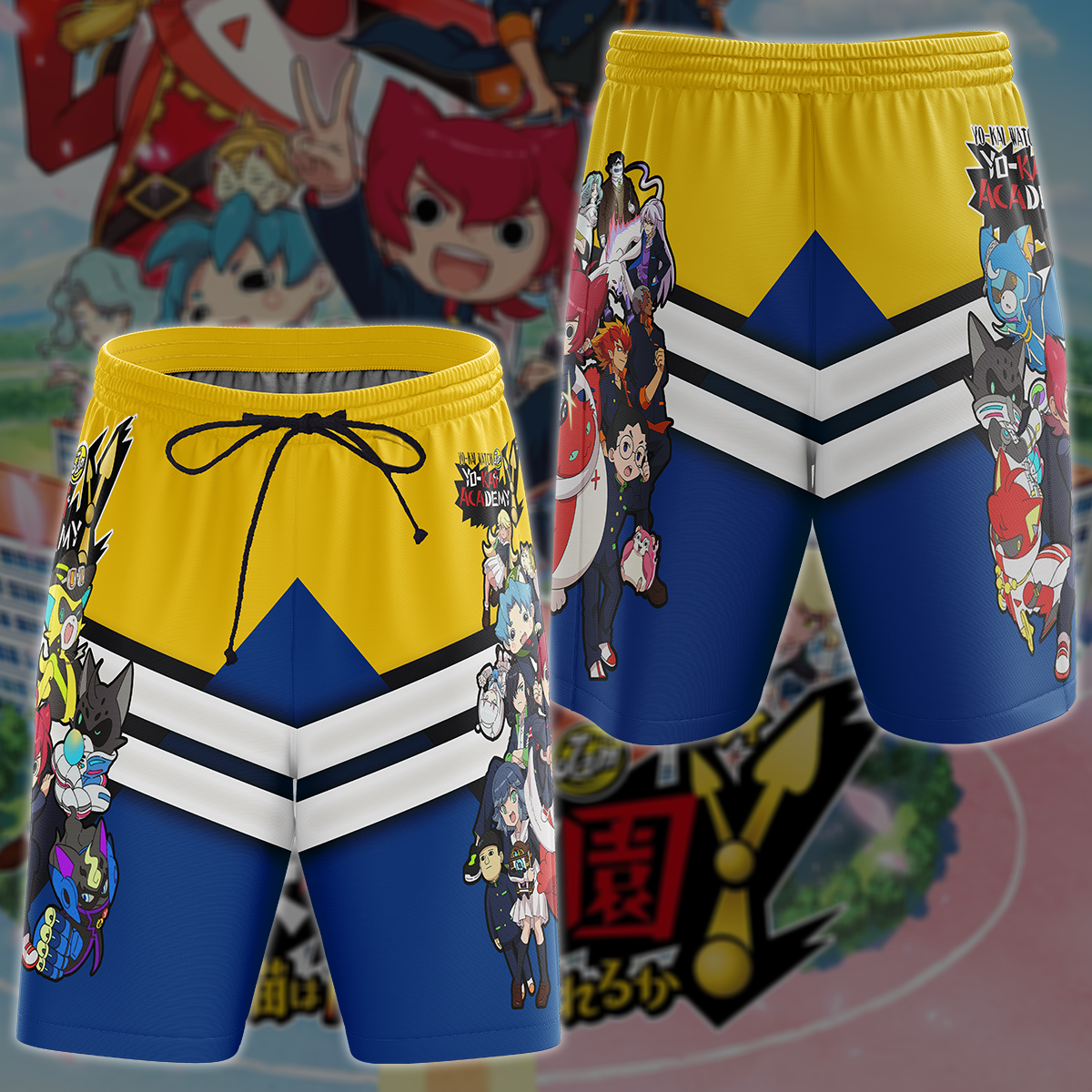 Yo-kai Watch Jam: Yo-kai Academy Y Video Game 3D All Over Printed T-shirt Tank Top Zip Hoodie Pullover Hoodie Hawaiian Shirt Beach Shorts Jogger Beach Shorts