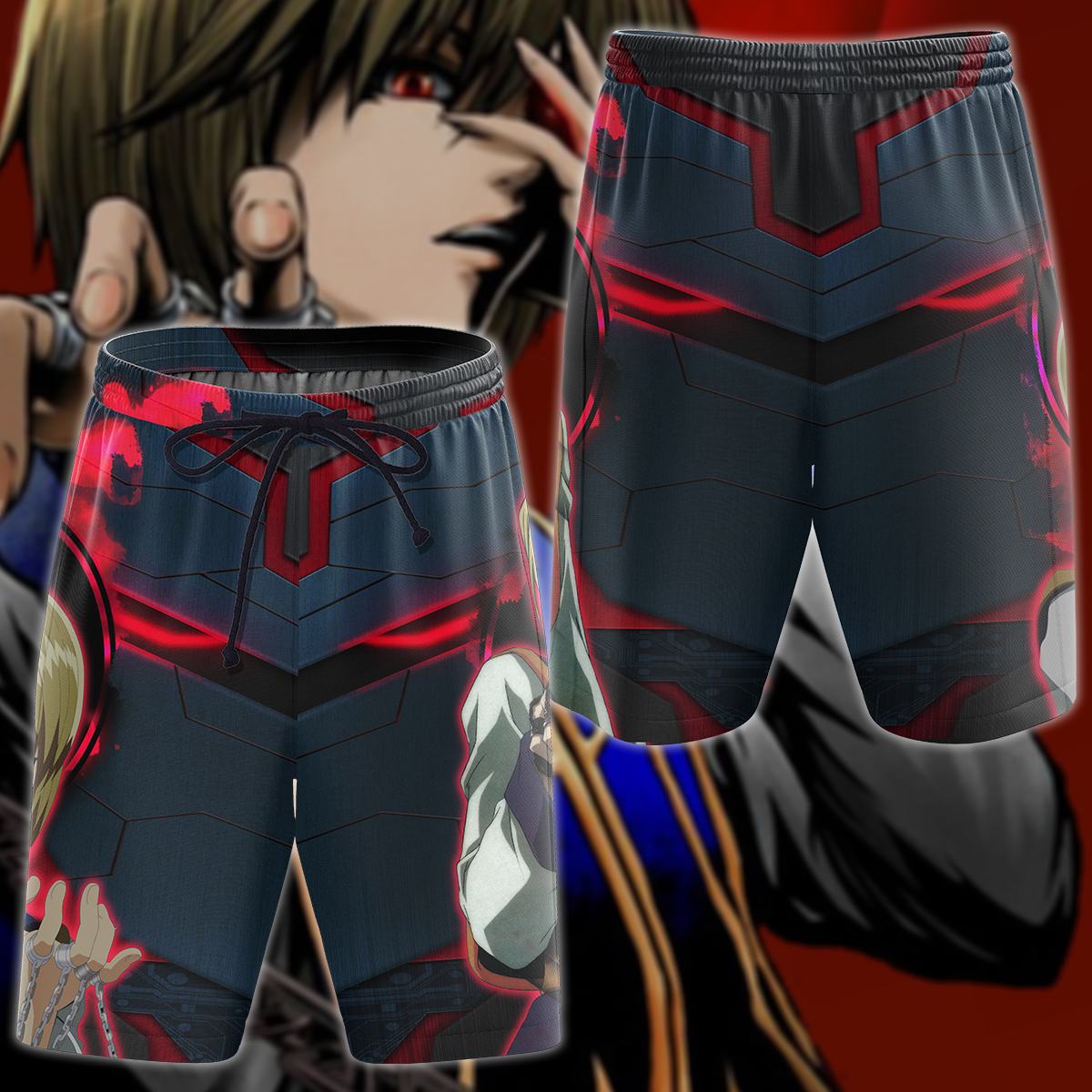 Hunter x Hunber Kurapika 3D All Over Print T-shirt Tank Top Zip Hoodie Pullover Hoodie Hawaiian Shirt Beach Shorts Jogger Beach Shorts