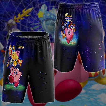 Kirby's Return to Dream Land Deluxe Video Game 3D All Over Printed T-shirt Tank Top Zip Hoodie Pullover Hoodie Hawaiian Shirt Beach Shorts Jogger Beach Shorts