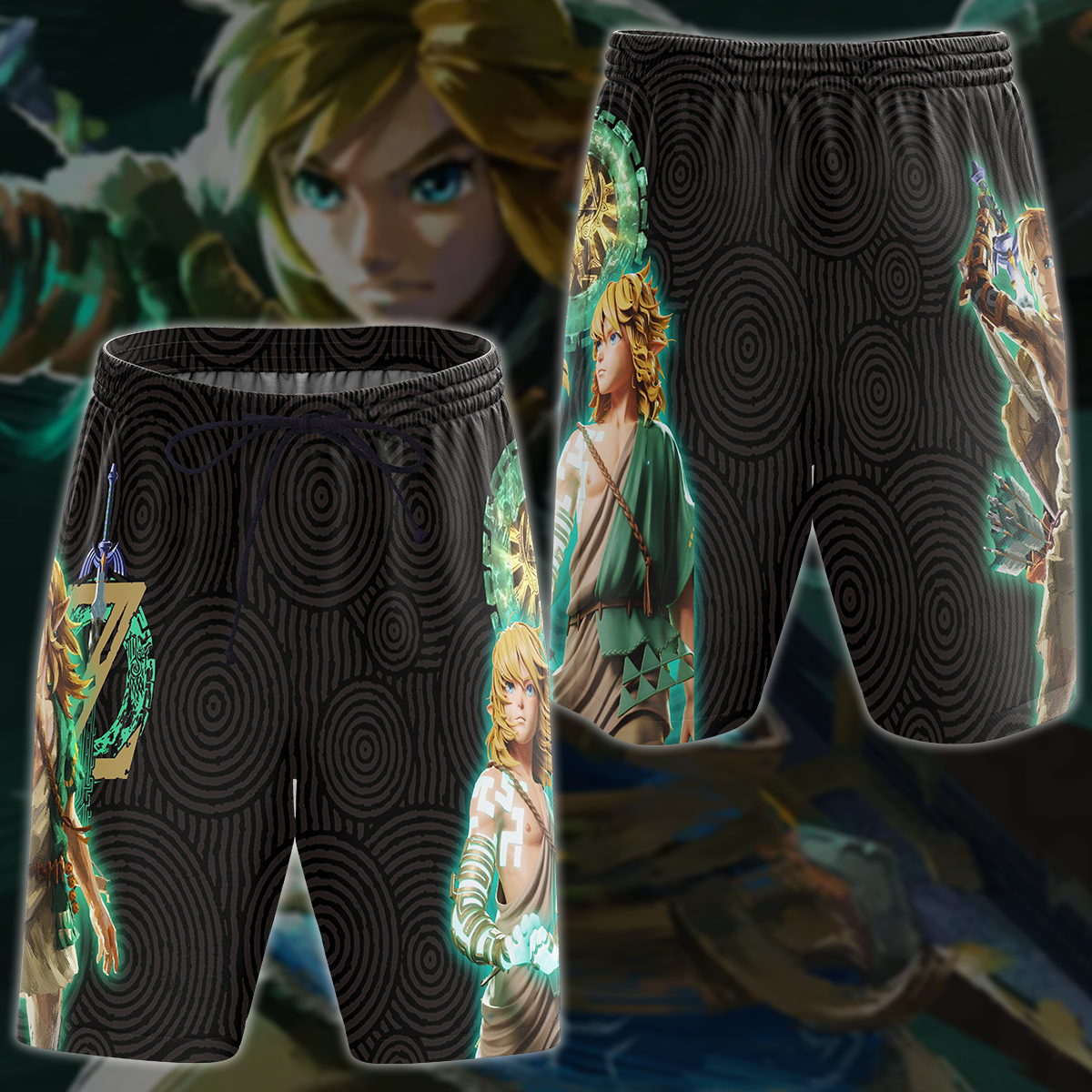 The Legend of Zelda: Tears of the Kingdom Video Game 3D All Over Printed T-shirt Tank Top Zip Hoodie Pullover Hoodie Hawaiian Shirt Beach Shorts Jogger Beach Shorts